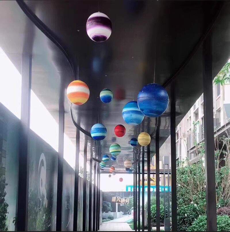 开学幼儿园太空科幻主题手绘泡雕
