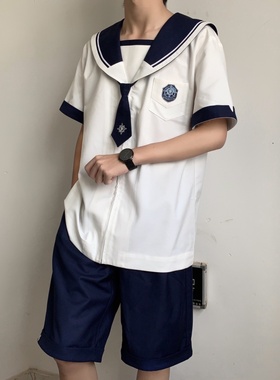 神明少女川崎中男生水手服制服JKDK学生装cos松池夏小服水手待命