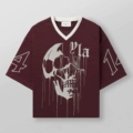 Skull Wine Red