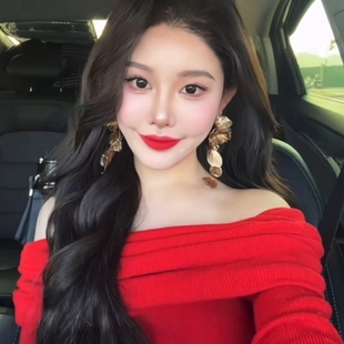 美貌野心家 小众设计高级感轻奢耳钉女2024新款夸张金色花朵耳环