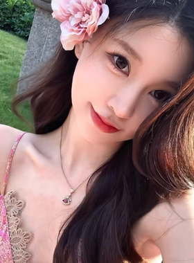 人面桃花大花朵发夹2026新款度假