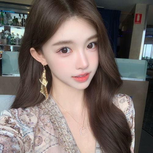 金箔迷梦轻奢金色大高级感耳钉女