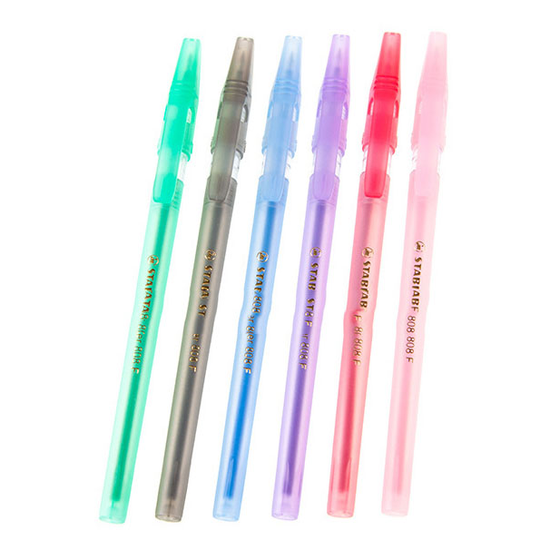 顺滑圆珠笔stabilo/思笔乐学生用