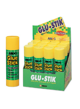 AMOS韩国固体胶棒 环保胶水8/15/22/35克中号 学生手工高粘度办公