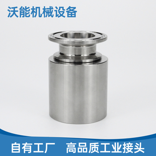 304/316L不锈钢食品卫生级TC卡盘快装宝塔头带扣压套皮套筒配套