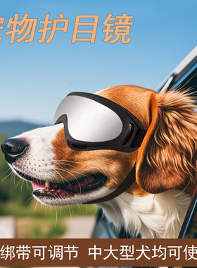 新款宠物眼镜狗狗防风太阳镜狗狗护目镜泰迪法斗柯基狗狗墨镜运动
