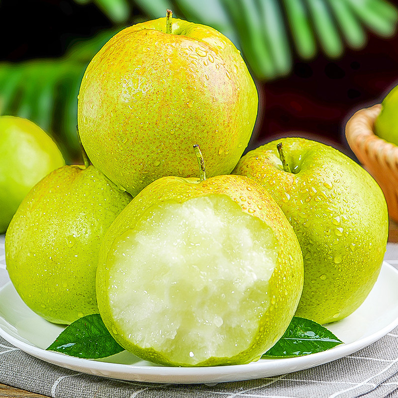 【御品一园】正宗山西玉露香梨子新鲜应季水果整箱包邮脆甜,水产肉类/新鲜蔬果/熟食,梨,淘宝优惠券,粉丝福利购,淘宝优惠卷