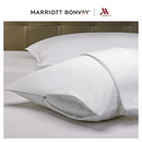全棉白色枕套单人 万豪酒店枕芯保护套纯棉单只枕头保护耐脏酒店款
