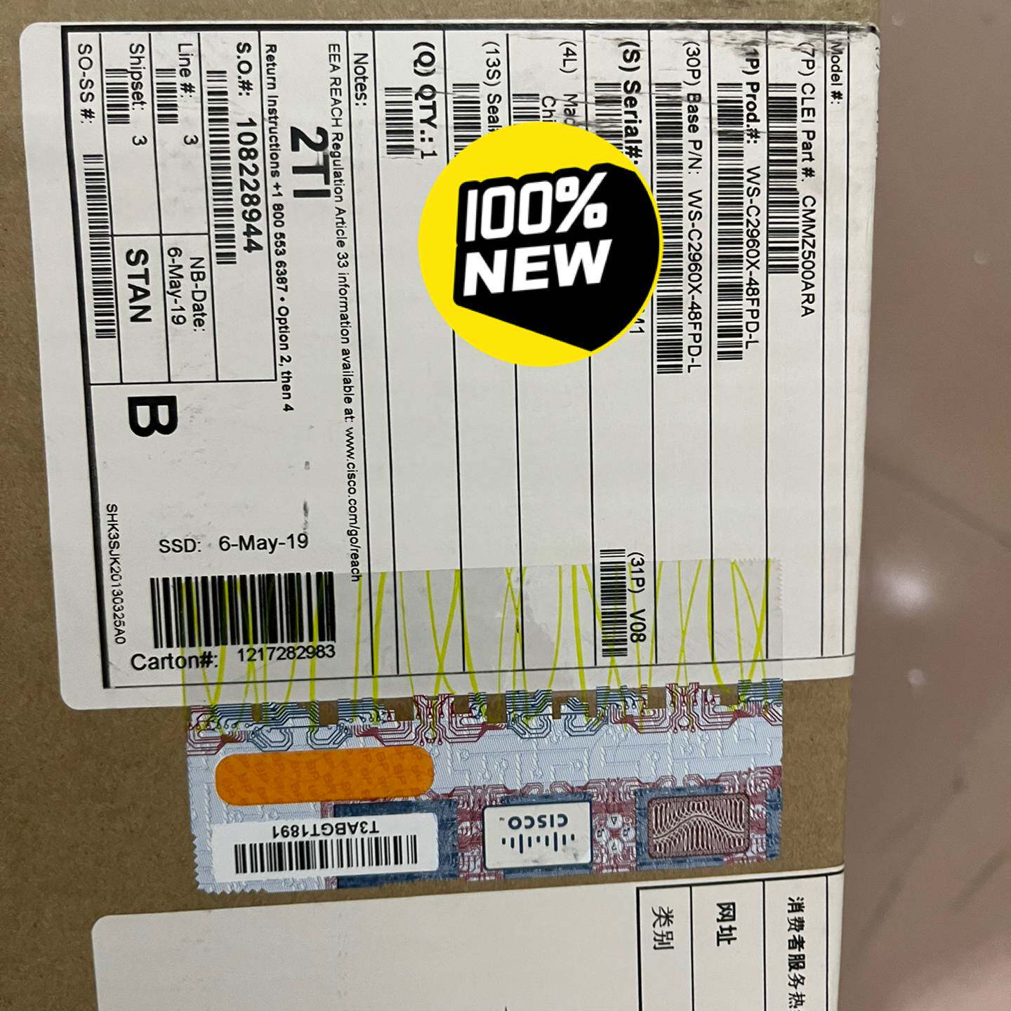 配件WS-C2960X-48FPD-L 行议价