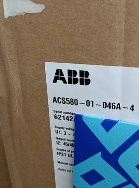 配件ACS580－01－046A－4 22KWABB变频器未议价