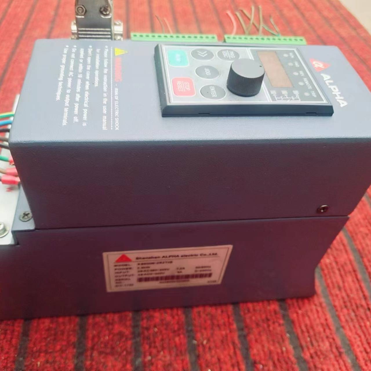 配件阿尔法AS600M-2R2T3E变频器 2.2kw 380V议价