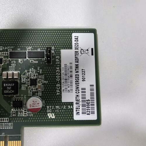 配件98新兆光纤网卡82599芯片X520-DA2双光口议价