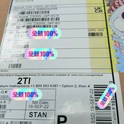 配件C9200L-24P-4G-E 机行 有议价