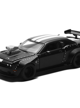 彩珀88733盒装道奇改装车1/36仿真儿童声光静态男孩汽车模型玩具