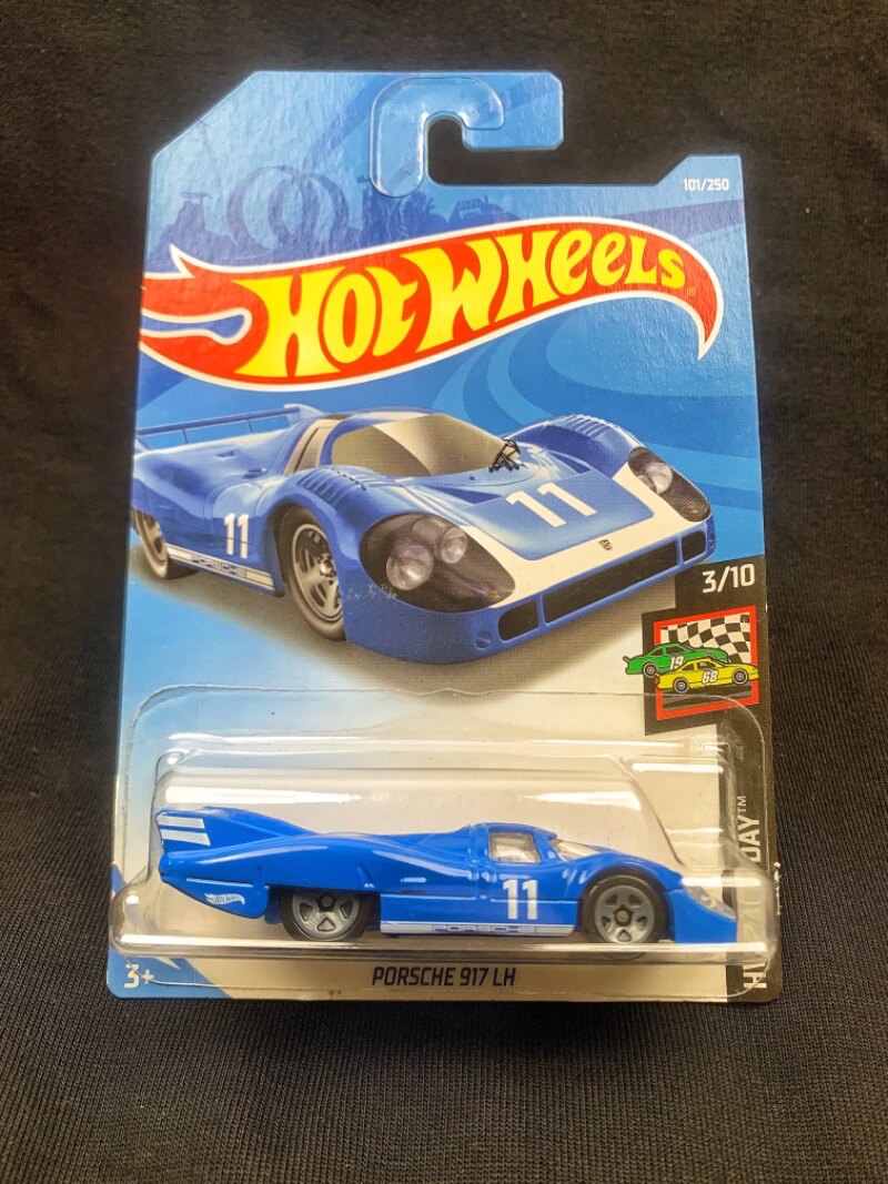 风火轮火辣小跑车保时捷合金车模porsche 917 lh跑车赛车蓝色车模