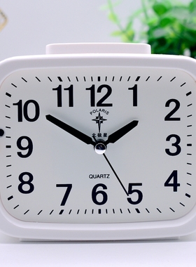 北极星闹钟大字体静音床头钟老人大字体钟表闹钟夜灯贪睡卧室台钟