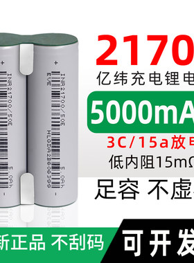 亿纬大容量21700锂电池组成品