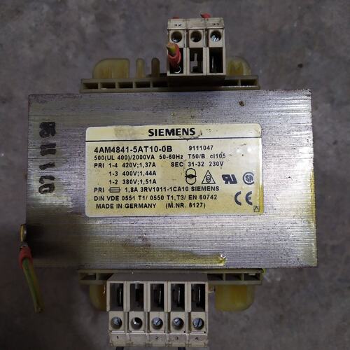询价变压器西门子 4AM4841-5AT10-0B.拆机品，功