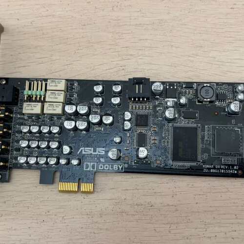 议价原装华硕XONAR DX 7.1 PCI-E声卡支持Win1