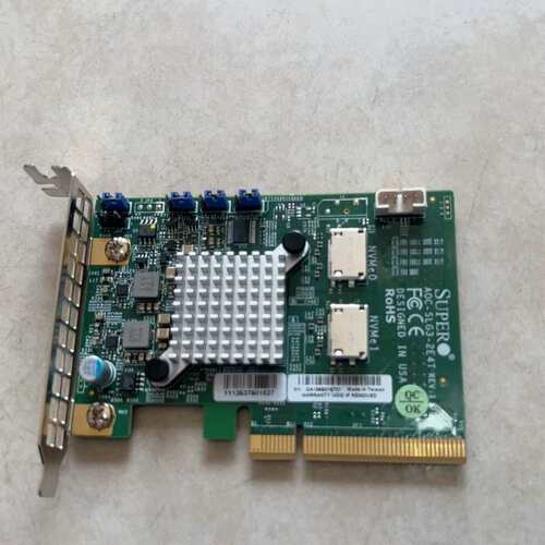 议价AOC-SLG3-2E4T超 PCIE NVMe u.2