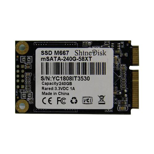 询价ShineDisk M667 mSATA 240G固态，