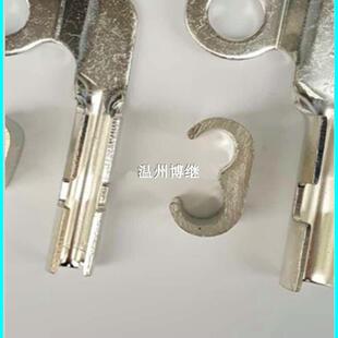 厂家生产优质高铁L型连接器70平方贯通地线压接件紫铜镀锡线夹新