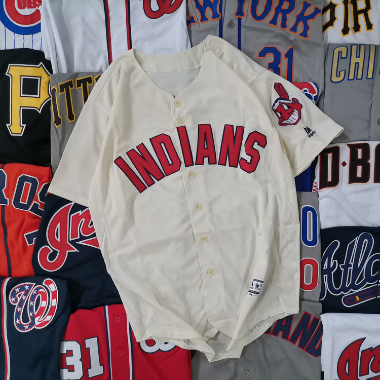 자수 하라주쿠 중간 길이 힙합 저지 반팔 야구 유니폼 가디건 티셔츠 대형 힙합 힙합 남성과 여성 유행