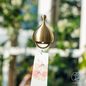 多巴胺风铃精灵乐乐日式 饰挂件冥想治愈铛 可爱小巧花园庭院家居装