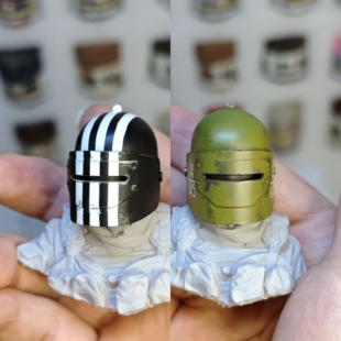 独家1/12阿尔金电焊头盔 机枪哥俄罗斯兵人 塔科夫killa阿迪头盔