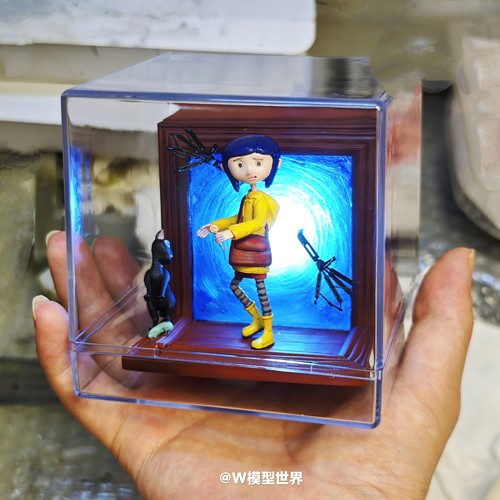 《鬼妈妈》卡洛琳手办模型GK Coraline & the Secret Door收藏品