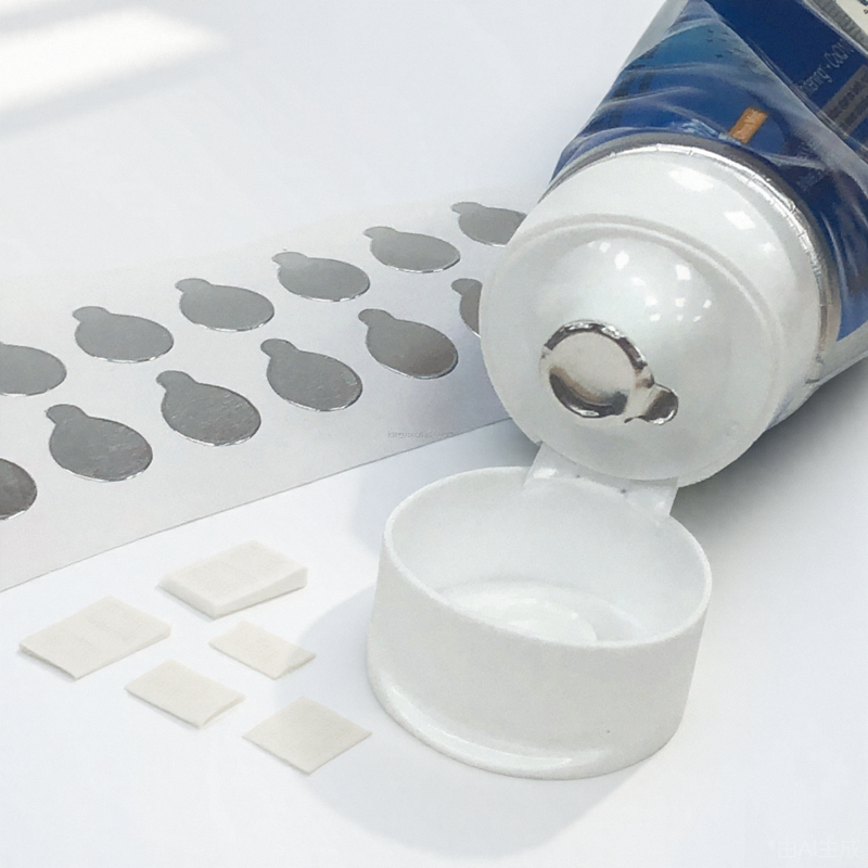 现货铝箔封口贴护肤品精油瓶化妆品软管瓶牙膏封口贴铝膜不干胶贴