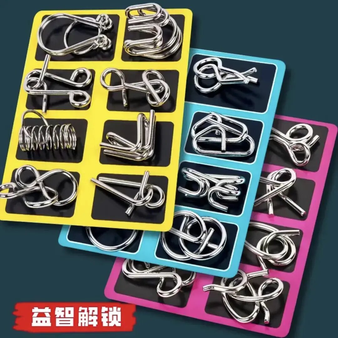 24件套孔明锁益智玩具开发逻辑