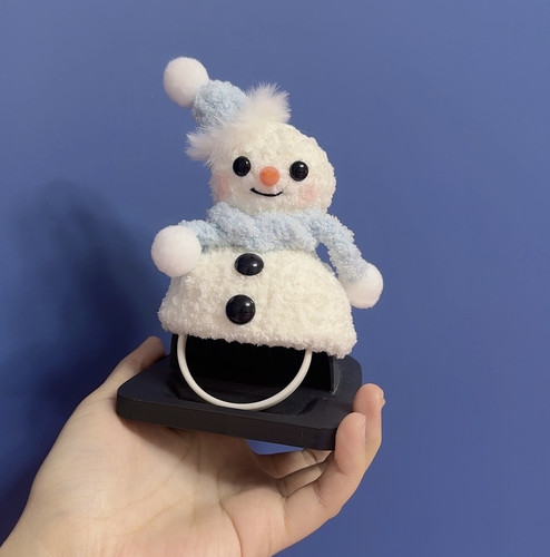 问界M9M5M8M7智界S7R7享界S9尚界H5中置音响帽车载装饰圣诞雪人帽