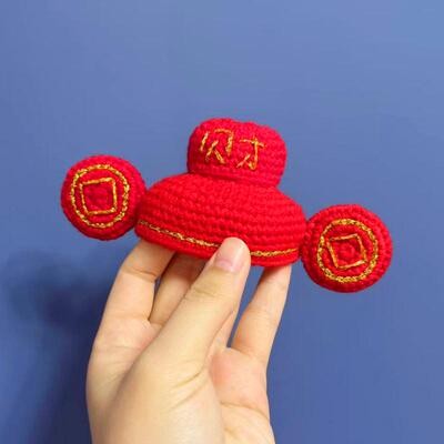 新问界M5M7M8M9音响帽子智界S7R7享界S9尚界H5车内装饰财神帽小艺