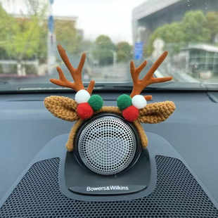 90V60 90XC60 沃尔沃宝华中置音响帽子装 饰品头饰可爱一鹿平安S60