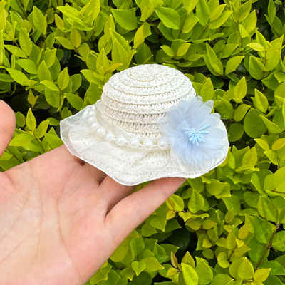 蔚来汽车NOMI配件帽子装饰et7es6es8ec6ec7et5可爱夏季内饰草帽