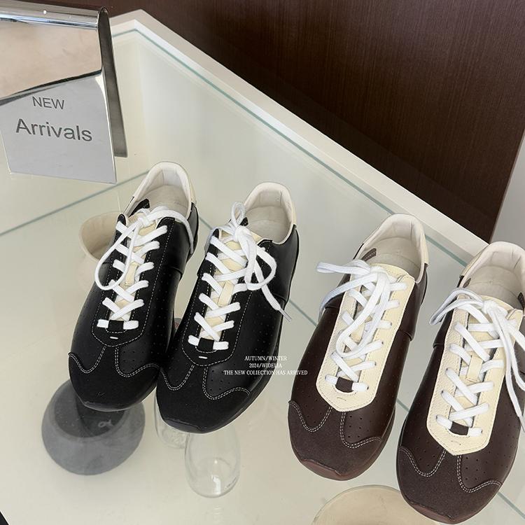 阿甘鞋软底系带秋季新款