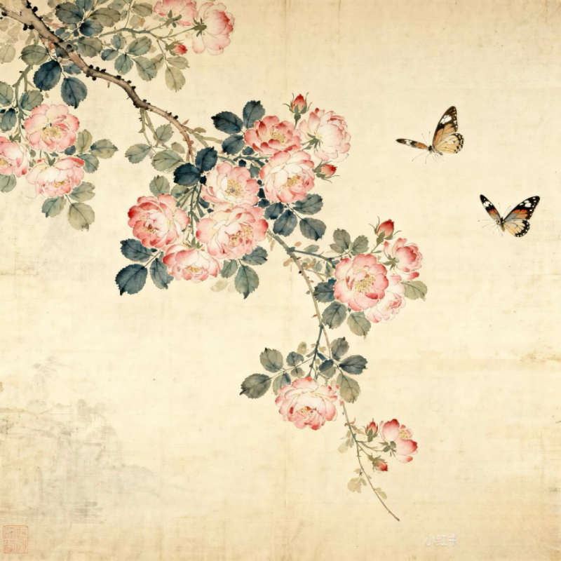 墨韵玫瑰.茶王银针同茶园2019荒野老枞牡丹浓墨重彩水韵玫瑰幽香