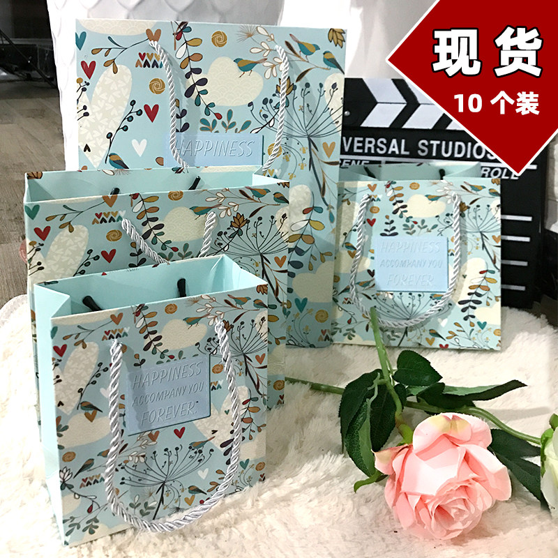 服装店手提袋子定制logo高档女装加厚纸袋定做购物包装化妆礼品袋