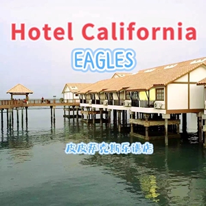 加州旅馆 萨克斯谱单簧管谱长笛谱小提琴谱小号谱 皮皮乐谱店