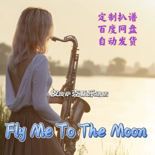 moon fly the 萨克斯单簧管长笛小提琴小号伴奏皮皮萨克斯