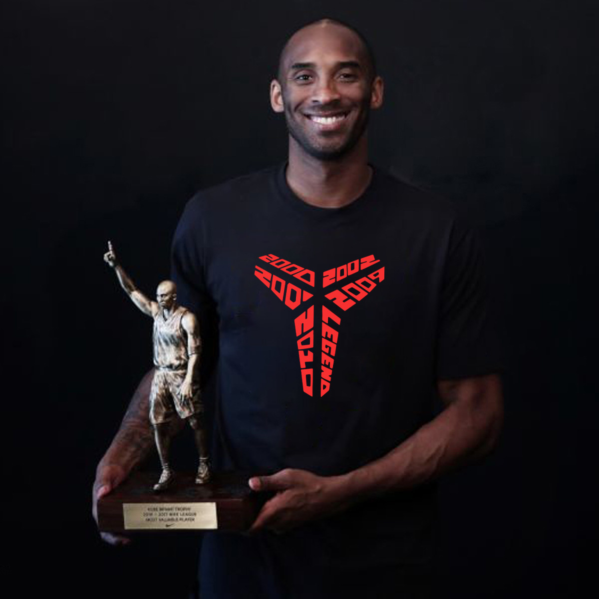 纪念科比Black Mamba黑曼巴小飞侠同款篮球球衣 湖人队纯棉短袖