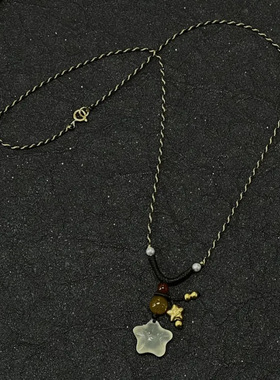 【7柒seven】百搭小星星编织项链小众简约颈链感个性可爱配饰