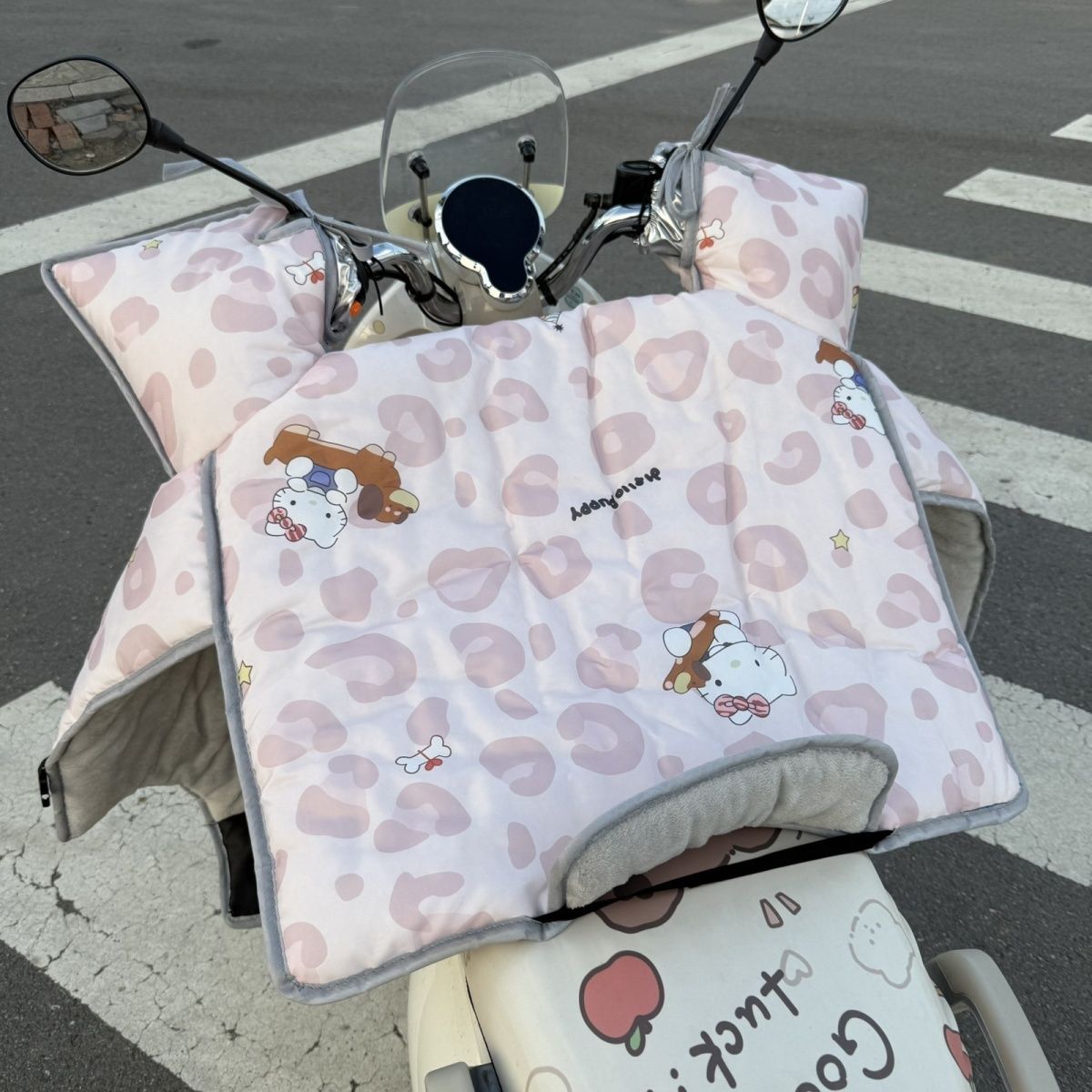 冬季电动车挡风被防水防