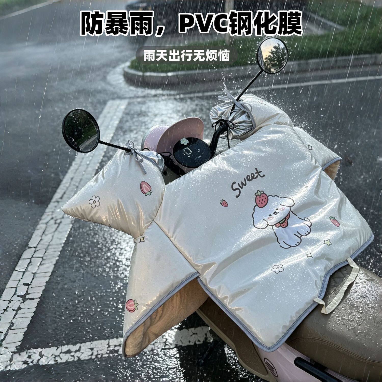新款冬季摩托车挡风防水