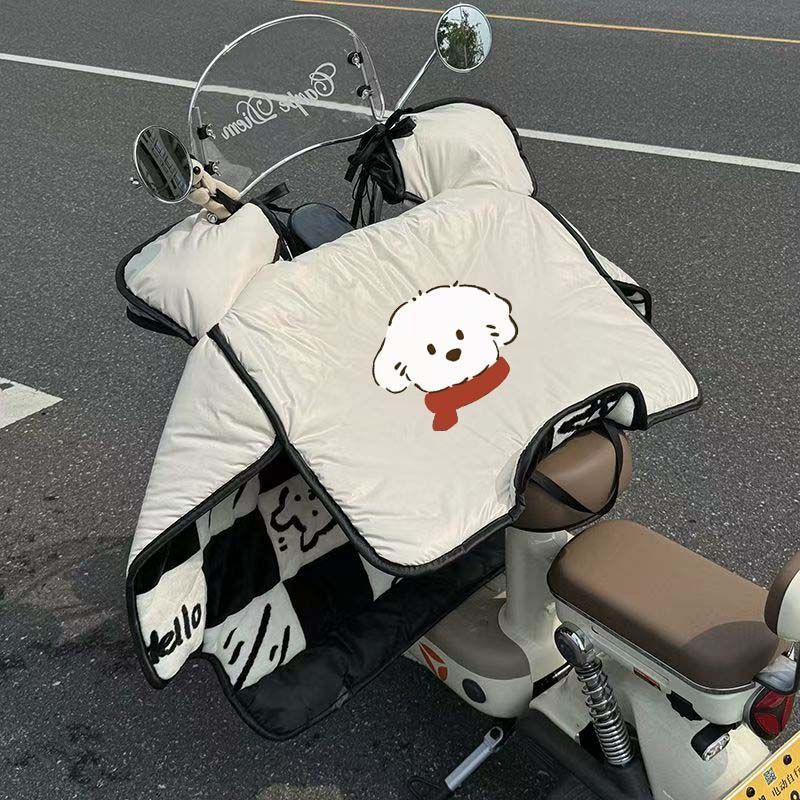 小电动车自行车挡风被冬