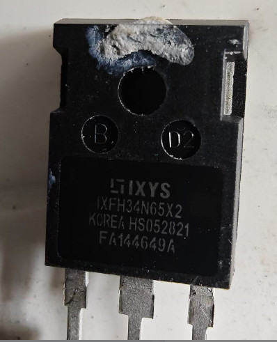 IXFH34N65X2 适用江铃新能源EV200L充电机场效应功率管拆机测好