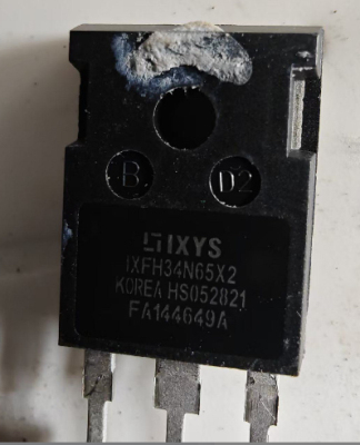 IXFH34N65X2 适用江铃新能源EV200L充电机场效应功率管拆机测好