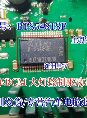 BTS5481SF 适用日系新奇骏汽车BCM大灯控制驱动IC芯片进口直拍
