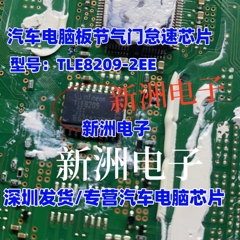TLE8209-2EE 汽车电脑板节气门怠速芯片IC 模块进口现货直拍